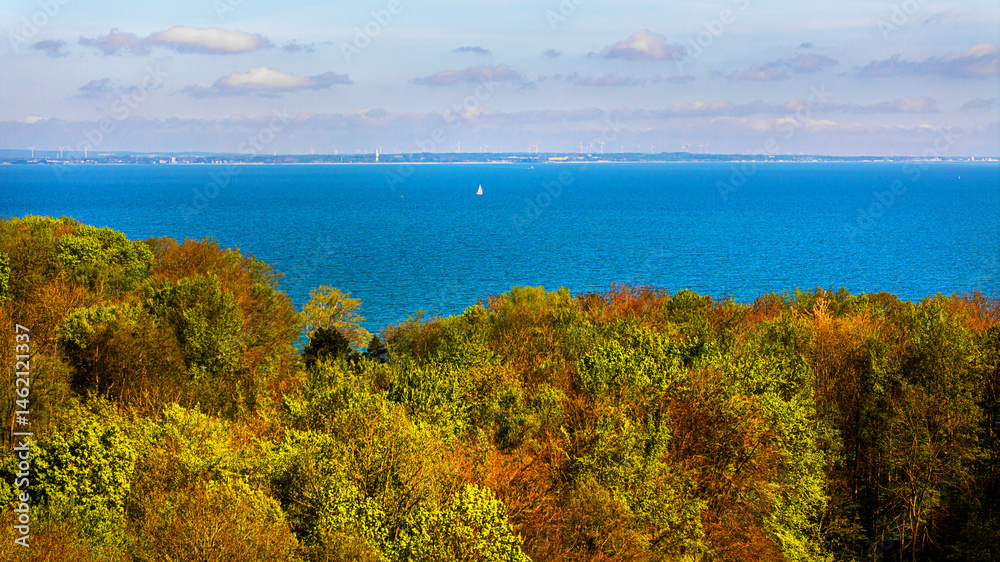 Obraz premium the baltic sea coast of germany panorama