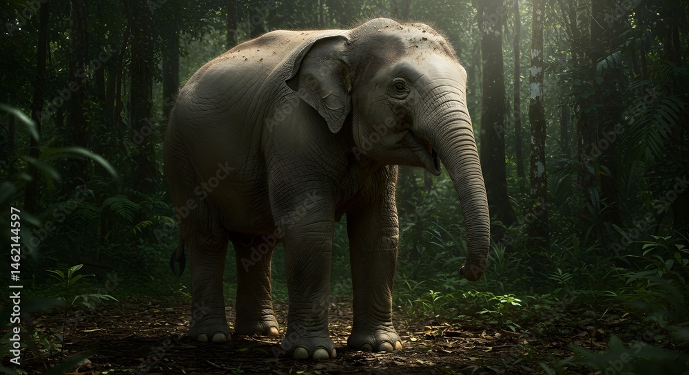 Fototapeta premium Elephant in the Forest