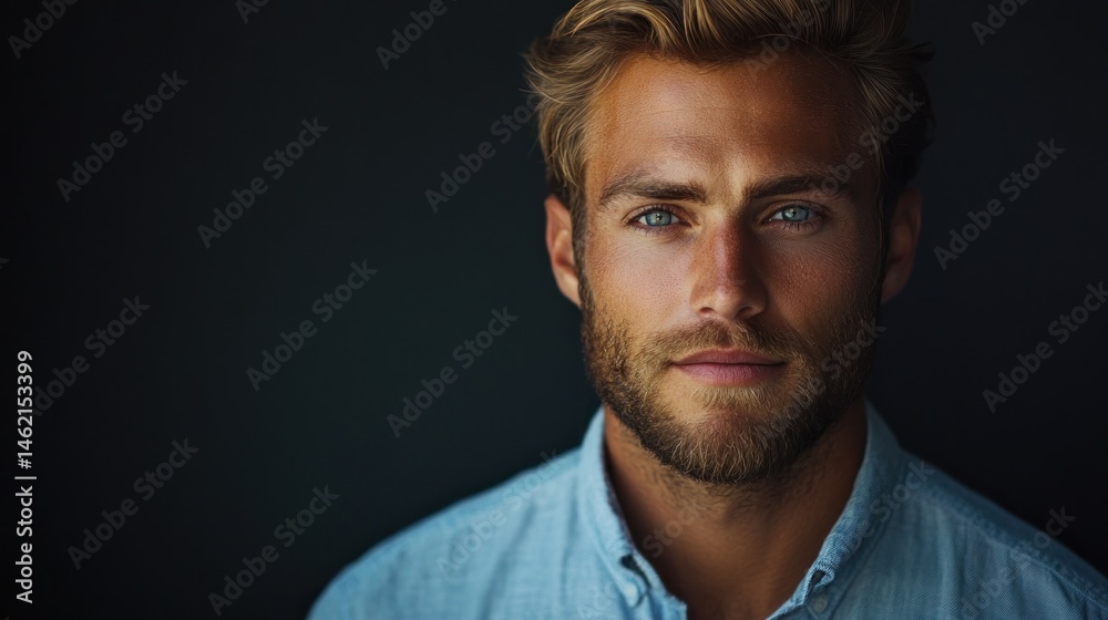 Obraz premium Confident, handsome man portrait