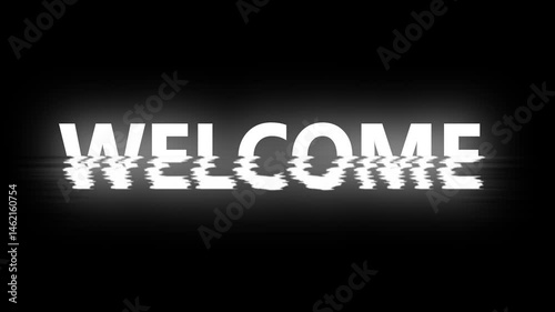 3d text animation, welcome opening text animation.