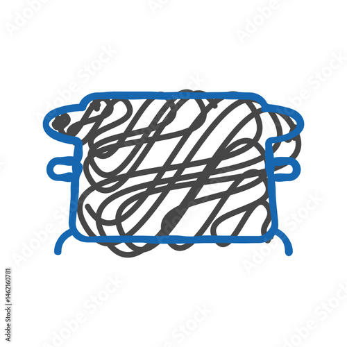 car tool kit accessory icon doodle illustration