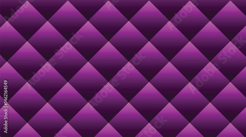 Geometric Pattern: A vibrant, abstract design features a repeating pattern of diamond shapes, showcasing a gradient of purple hues for a visually captivating effect.