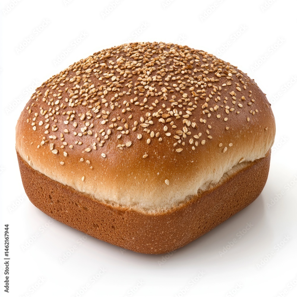 Square sesame seed bun Square sesame seed bun