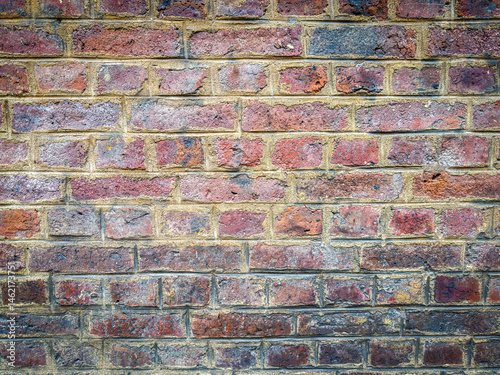 Obraz na płótnie Captivating Old Red Brick Wall Textures and Backgrounds for Commercial Stock Usage w salonie