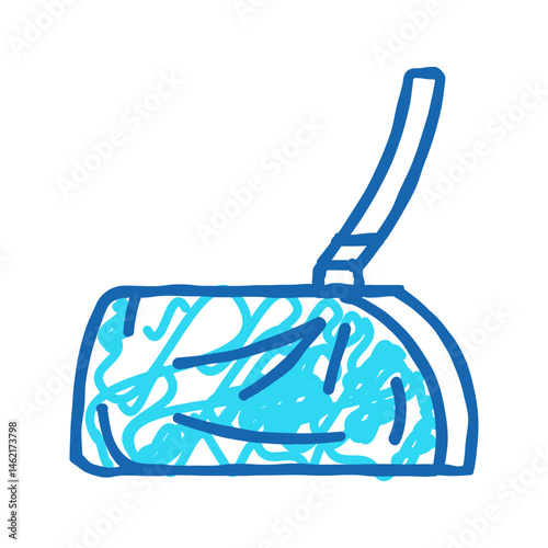 medical sling fracture injury icon doodle illustration
