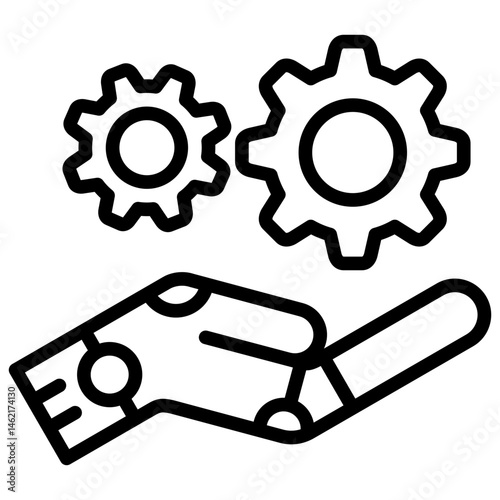 Robotic Support Icon