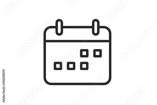 Calendar icon representing planning and scheduling activities for various occasions and reminders throughout the year