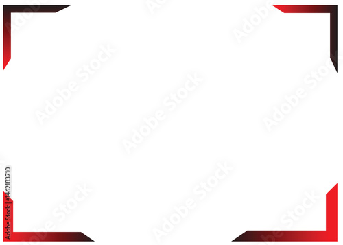 Geometric Frame in Minimalism: A minimalist design of a geometric frame, composed of clean lines and striking angles, rendered in a bold color against a plain backdrop.