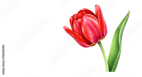 Red Tulip Flower