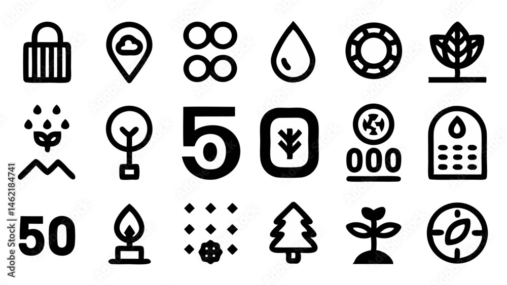 Professional conceptual icon set in flat linear style perfect for adding clarity and creativity to websites mobile applications and digital marketing materials Professional conceptual icon set in flat linear style perfect for adding clarity and creativity to websites mobile applications and digital marketing materials