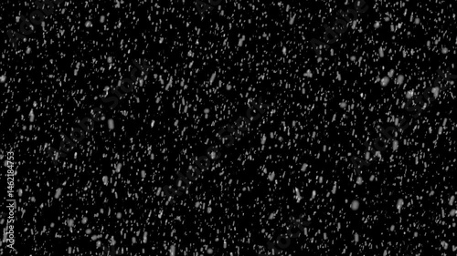 snow fall concept. Falling raindrops or snow against a black background, overlay background