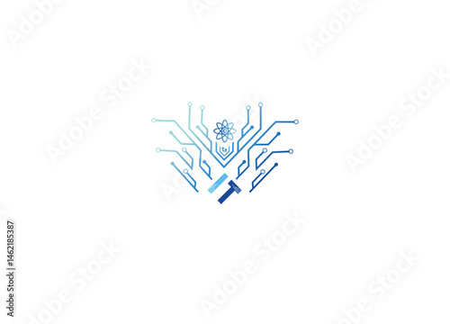 Technology,Technology logo design,Technology logo vector