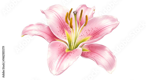 Pink Lily Flower