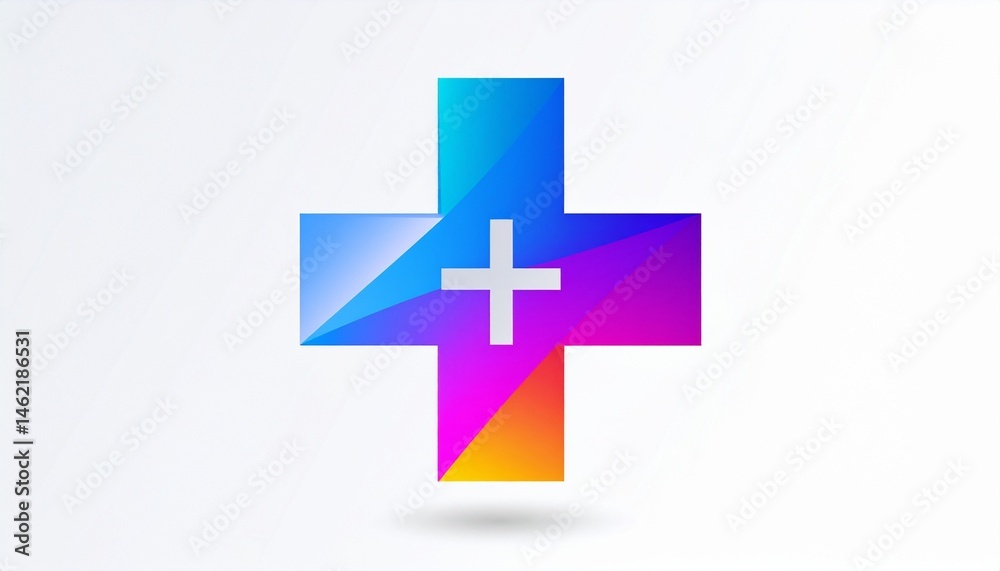 Obraz premium plus and minus signs