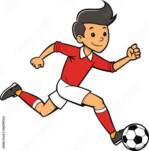 Football Player's Energetic Run