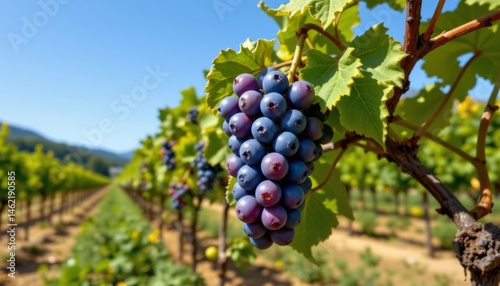 Wallpaper Mural the ripe grape bursts with juiciness, releasing a sweet aroma that is reminiscent of a sunny vineyard. Torontodigital.ca