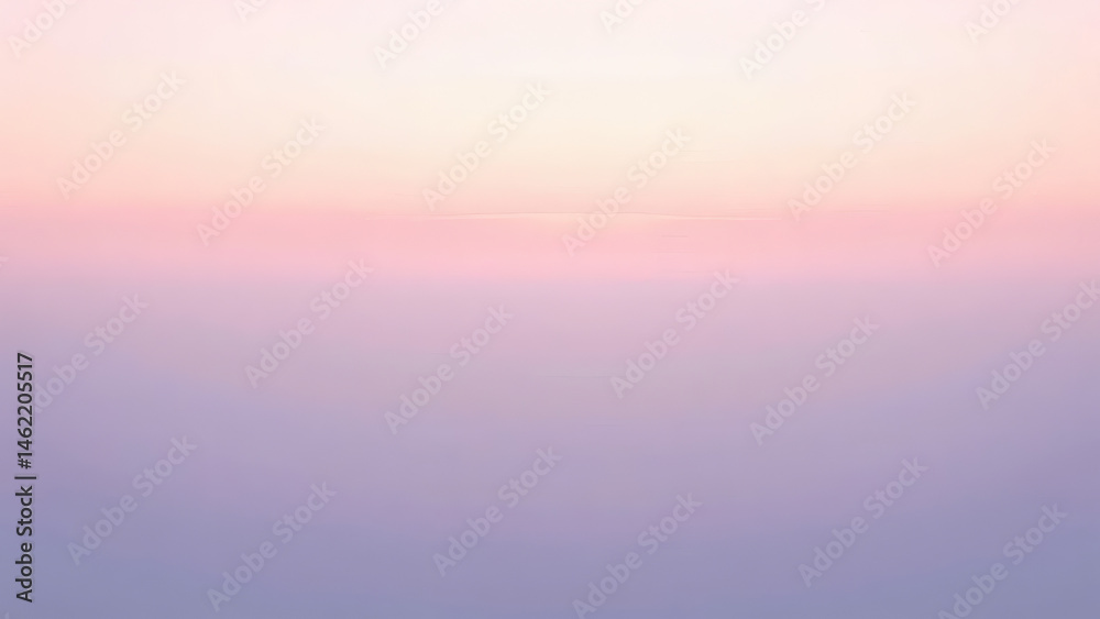 Fototapeta premium Soft pastel sky hues blending at dawn in a digital art creation