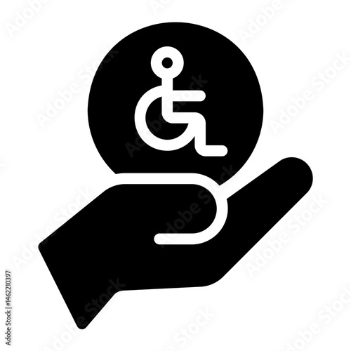 disabled glyph icon