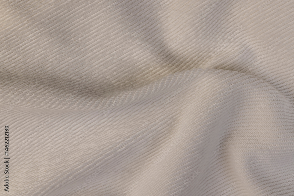 Obraz premium Crumpled cotton material for the production of clothing and other item