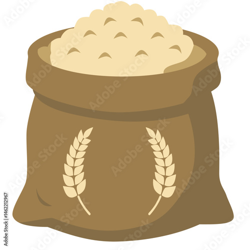 hand drawn vector illustration of bread
