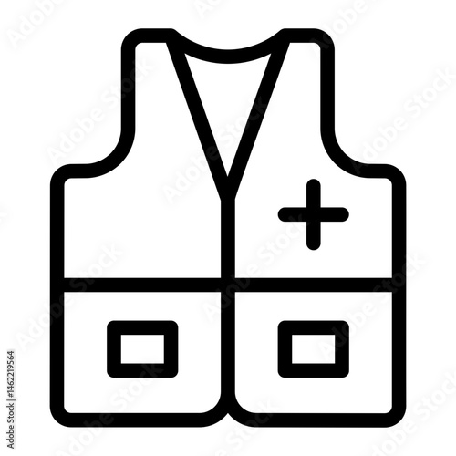 vest line icon