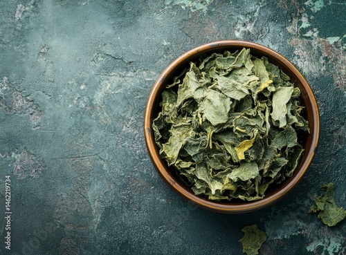 Dried Leaf in Bowl