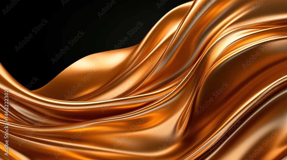 Elegant golden metallic texture displaying a fine gradient shimmer and soft grain, radiating a warm, luminous glow