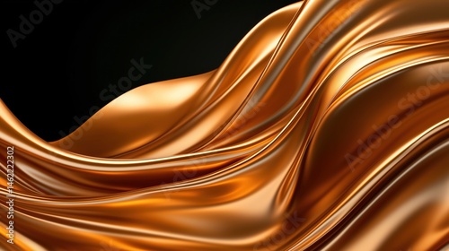 Obraz na płótnie Elegant golden metallic texture displaying a fine gradient shimmer and soft grain, radiating a warm, luminous glow w salonie
