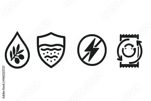 The health icons for Buckthorn feature a droplet, shield, flash, badge, and loop