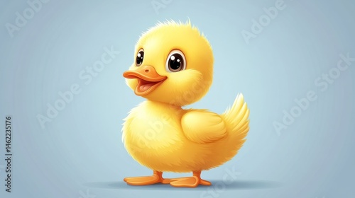 Cute little yellow duckling (1)