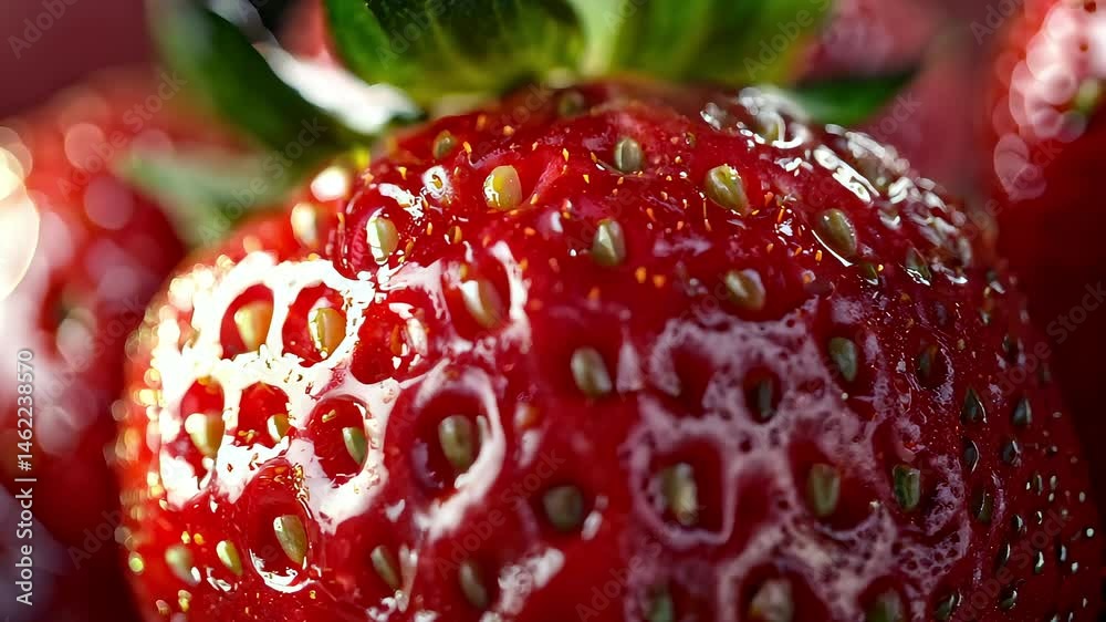Close-up of Fresh Strawberry Close-up of Fresh Strawberry