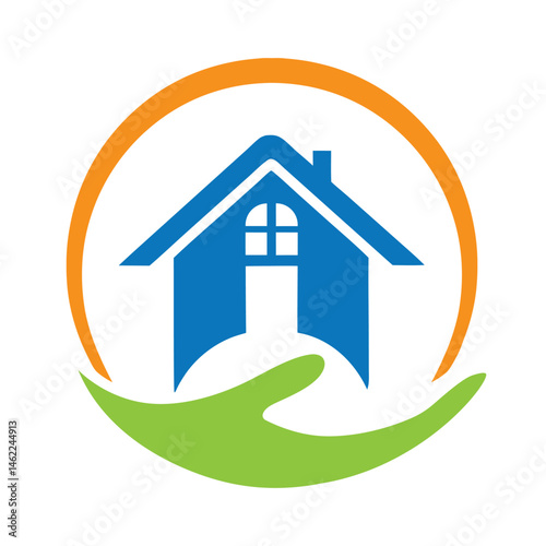 Home Protection and Care Icon vector design.