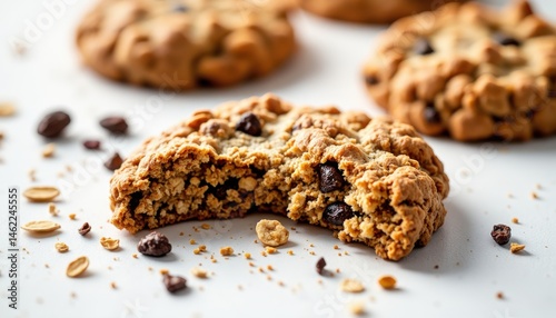 Baking chocolate chip cookies kitchen food photography bright close-up homemade treats