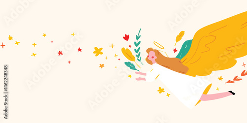 A serene illustration of an...