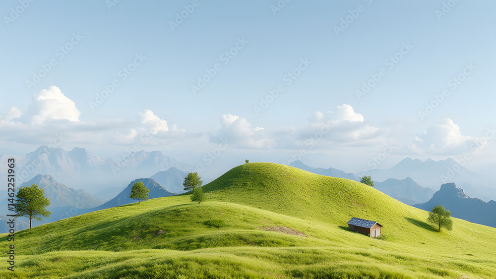 Fototapeta premium mountain landscape in the summer