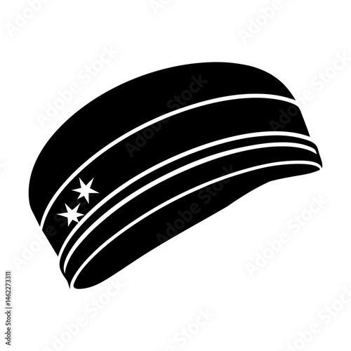 Sports Headband silhouette vector