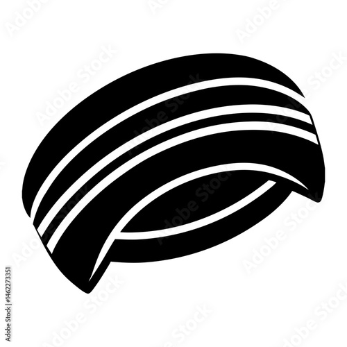 Sports Headband silhouette vector