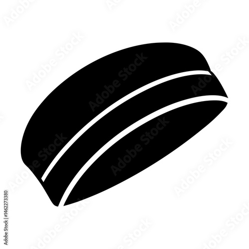 Sports Headband silhouette vector