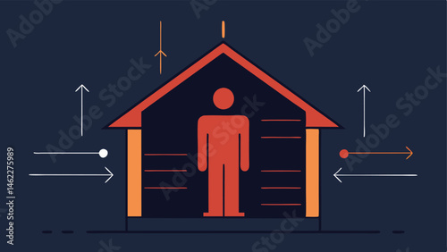 Light Spectrum A diagram around the sauna illustrates the spectrum of infrared light being used with arrows showing how it interacts with the person inside.