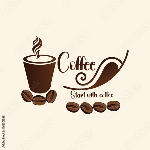 Elegant, warm, cozy coffee vibe