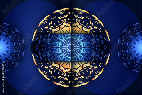 Spiritual Mandala Design with Depth and Visualization Focus

