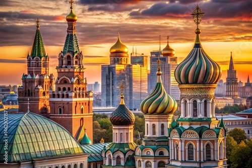 Moscow Skyline: Modern Architecture Meets Historic Charm