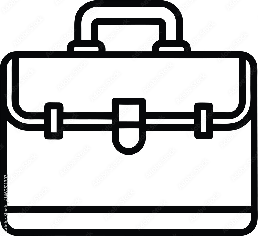 Briefcase silhouette, Briefcase icon vector, Suitcase symbol, Luggage Vector, vector illustration Briefcase silhouette, Briefcase icon vector, Suitcase symbol, Luggage Vector, vector illustration
