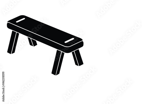 Pommel Horse Gymnastics Equipment Illustration
Gymnast Training Pommel Horse Vector
Pommel Horse Sports Gear Clipart Design