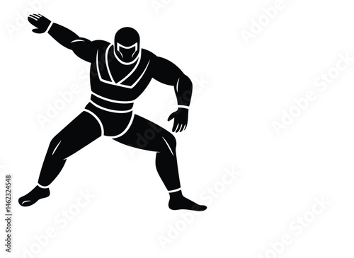 Grappling Dummy Martial Arts Training Icon
Grappling Practice Dummy Vector Illustration