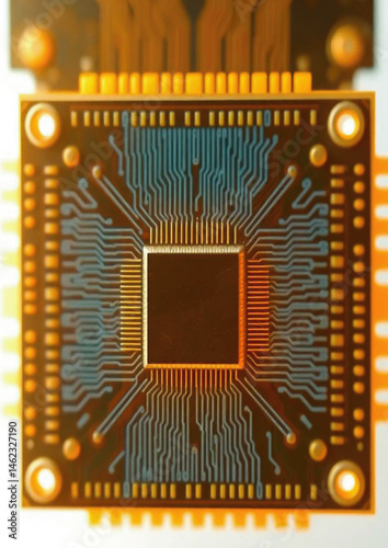 integrated circuit, tech innovation, futuristic tech, CPU, AI processor, 
