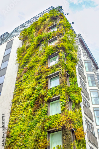Modern eco friendly building in London, UK