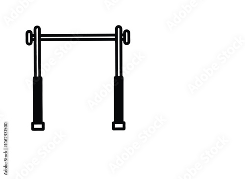 Pull Up Bar Fitness Gym Equipment Vector
Pull Up Bar Workout Exercise Clipart Design
Pull Up Bar Home Gym Training Illustration