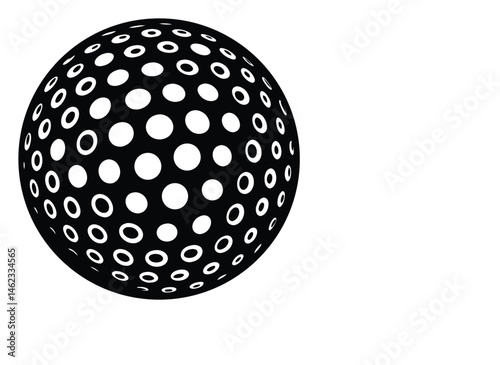 Golf Ball Vector Icon Design Illustration
Golf Ball Clipart Graphic for Sports Projects
Minimal Golf Ball Drawing for Logo and Print