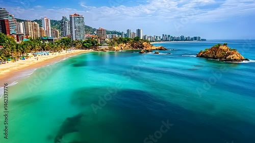 Acapulco Mexico: Captivating aerial views of the city and its pristine beaches